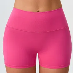 LULU & SKY Women Skinny Fit High-Rise Sports Shorts-picture-48