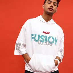 glitchez Comfy Core Typo Print Oversized Terry Sweatshirt-image-13