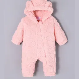 Hopscotch Girls Self Design Long Sleeves Hooded Bodysuit-picture-30