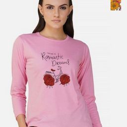 Metronaut Women Pack of 2 Bio Finish Graphic Printed Round Neck Cotton T-shirts-picture-30