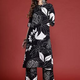 Anouk Women Floral Printed Kurta with Palazzos-image-51