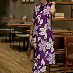 GoSriKi Women Floral Printed Regular Kurta with Trousers-41