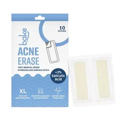 BAKE 2% Salicylic Acid Acne Erase Medical Grade Hydrocolloid Surface Patch XL - 10 Strips-3