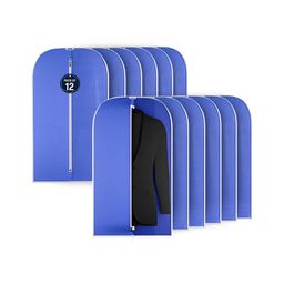 Aura Blue 12 Pieces Wardrobe Suit Organisers-16