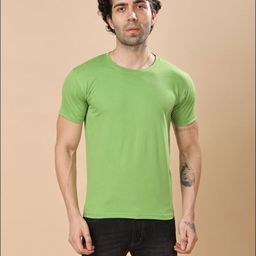 Louis Bayrad Self Design Round Neck Cotton T-shirt-image-65