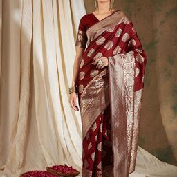 Suha Woven Design Zari Art Silk Banarasi Saree-image-125