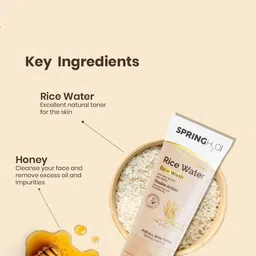 Spring H2O Set Of 2 Rice Water & Green Tea Face Wash- 100 ml Each image 3