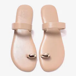Pair ie Tales Women Leather One Toe Flats-picture-28