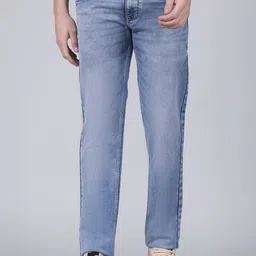 Cantabil Men Original Straight Fit Mid-Rise Heavy Fade Jeans-image-57