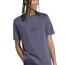 ADIDAS Men Solid Round Neck Cotton T-shirt-picture-23