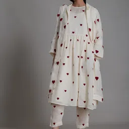 MATI Women Geometric Longline Tailored Jacket-image-20