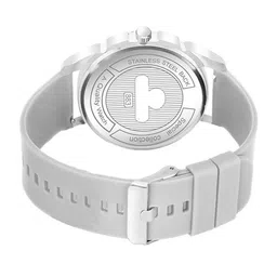 JUST LIKE Men Dial & Wrap Around Straps Watch 883 crom aviobk dial gray belt silicon image 2