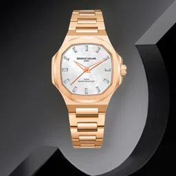RODERICO GIULIANI Unisex Mother of Pearl Dial & Stainless Steel Bracelet Style Straps Analogue Watch-12