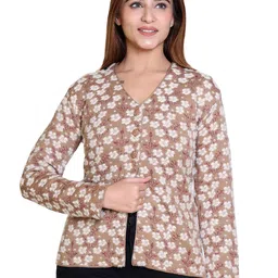 TWENTY ME Women Embroidered Cardigan with Embroidered Detail-image-53