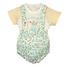 TIDY SLEEP Infant Girls Printed Pure Cotton Bodysuit-3