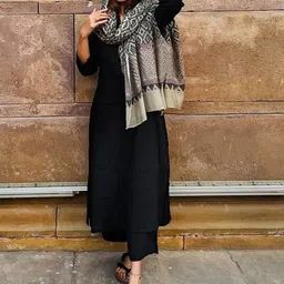 GoSriKi Women Regular Kurta with Palazzos & With Dupatta-picture-11