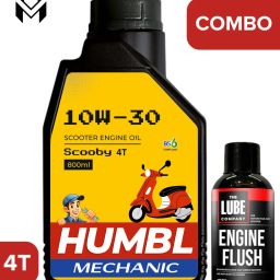 Scooby 10W-30 4T | API SN | 800 ml | Engine oil for Scooters Mineral Engine Oil-image-17