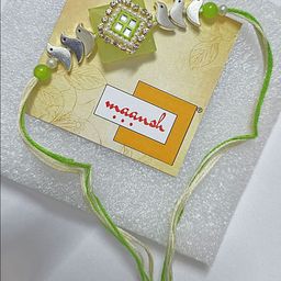 Maansh Artificial Beaded Thread Rakhi-image-16