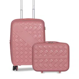 Polo Class Textured Hard-Sided Small Trolley Bag With Vanity-42