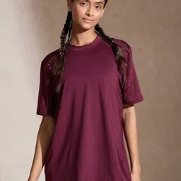 Silvertraq Women Round Neck Oversized T-shirt-picture-25