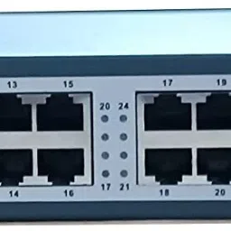 HANUTECH 24-Port Gigabit PoE Switch 400W, 24 FE + 2 GE Uplinks + 2 SFP 8 Ports 1000 Mbps Network Switch-image-8