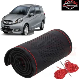 Hand Stiched Steering Cover For Honda Universal For Car-image-81