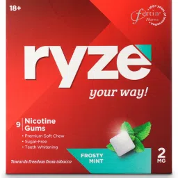 Nicotine Gum 2mg Frosty Mint (45 Gums) Smoking Cessations-10