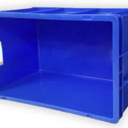 singhal Plastic Multipurpose Rectangular Storage Crates 500 x 325 x 245 MM Heavy Duty Crates Storage Basket image 2