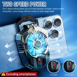 ZITRONIX Universal Mobile Cooling Clamp Dual Speed Compact Design 1 Fan Cooling Pad image 4