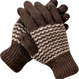 Checkered, Self Design, Printed Winter Men Gloves-image-91
