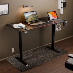 Surface 2.0 Multi-Purpose Electric Height Adjustable Study Table | Engineered Wood Office Table-16