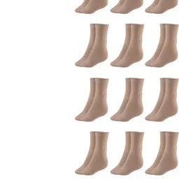 MUKHAKSH Unisex Beige Socks-image-72