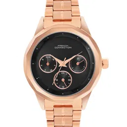 French Connection Women Dial & Stainless Steel Bracelet Style Straps Analogue Watch FCH06RGM-B-38