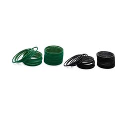 Somil Classic Combo Glass Bangles | Simple Chudi Set For Women & Girls | Daily Use & Special Occasions, Combo Of 2 Set, Green, Black-image-13