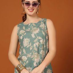 Anouk Rustic Floral Print Cotton Top-picture-49