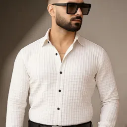 MARMIC FAB Checked Spread Collar Classic Shirt-picture-2