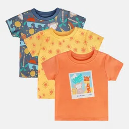 MINI KLUB Boys 3 Printed Applique T-shirt-image-71