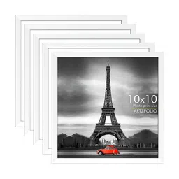 ArtzFolio White 5 to 7 Pieces Wood Wall Photo Frames-image-42