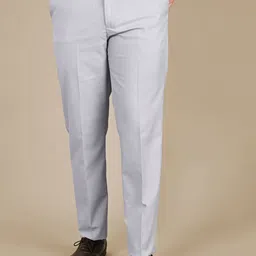 MANCREW Men Soild Regular fit Tailored Trousers-image-9