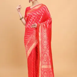 Melok Woven Design Zari Art Silk Banarasi Saree-image-121