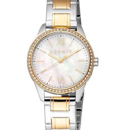 ESPRIT Women Embellished Round Dial & Stainless Steel Straps Analogue Watch ES1L407M0075-image-45
