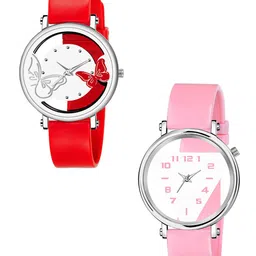 CSAMON Women Dial & Straps Watch 601 Red 602 Pink-picture-32