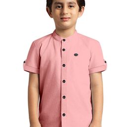 BAESD Boys Comfort Micro Checks Semi Sheer Casual Shirt-image-29