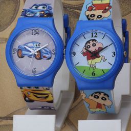VIRAKTI Kids Pack of 2 Brass Printed Dial & Straps Analogue Watch KID-02-23-COMBO-image-85