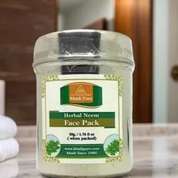 Khadi Pure Set Of 4 Herbal Neem Face Pack For Skin Nourishment - 50 g Each-image-57