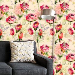 ArtzFolio Printed UV-Resistant Anti-Bacterial Spring Flowers Peel & Stick Wallpaper-image-51