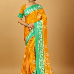NIRMAL CREATION Ethnic Motifs Pure Crepe Saree-image-38