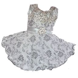 kids fashion hub Ethnic Motifs Print Georgette Fit & Flare Maxi Dress-image-88