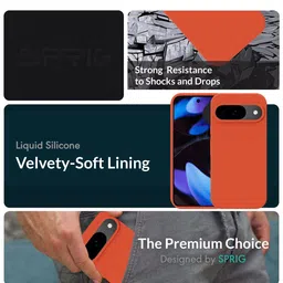SPRIG Liquid Silicone Google Pixel 9 Back Case image 3