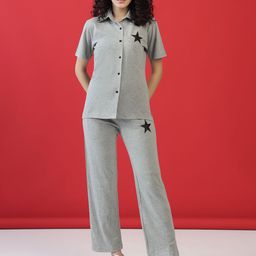 PRRODALITY Printed Combed Cotton Shirt With Trousers Co-Ords-image-13